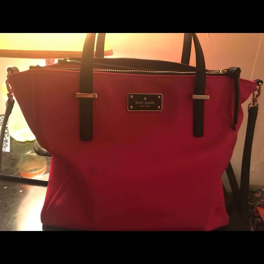 Pink Kate Spade Shoulder Tote